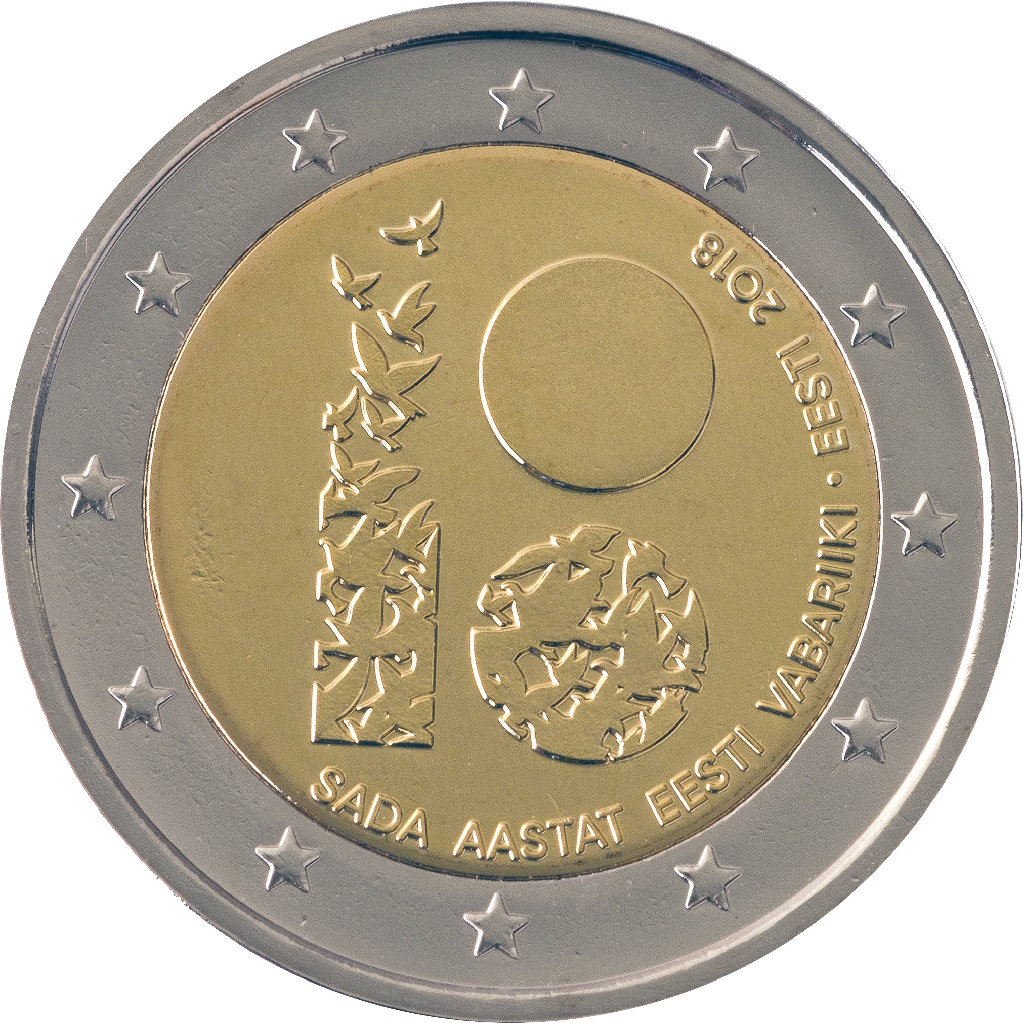2 € Euro commemorative coin 2018-100th anniversarry of the Austria AUSTRIA 