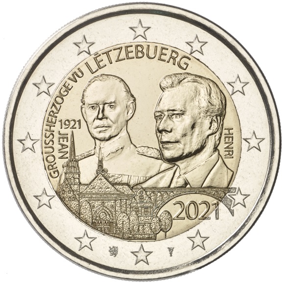Details about   LUXEMBOURG 2 EURO 2011 Grand Duke Jean & Grand Duchess Charlotte UNC NEW G273 