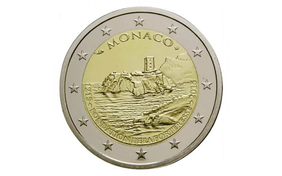 Monaco 2 Euro 2015 - 800 jaar Vesting Monaco - - Bijzondere 2 euromunten |  Eurocoinhouse