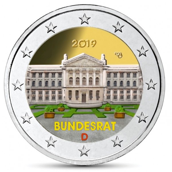 2 Euro Memorial coin Federal Council