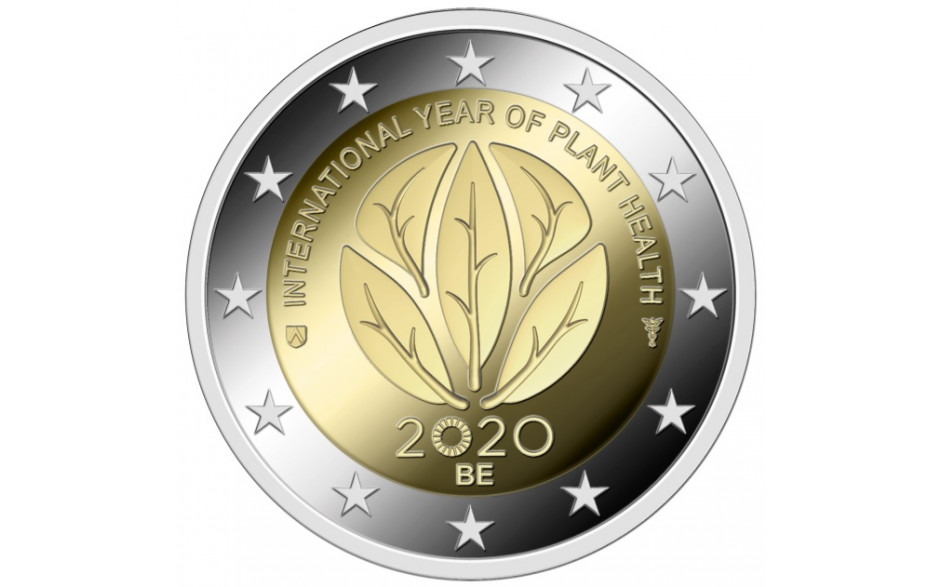 Belgium 2 Euro 2020 Plant Health Unc Special 2 Euro Coins Eurocoinhouse