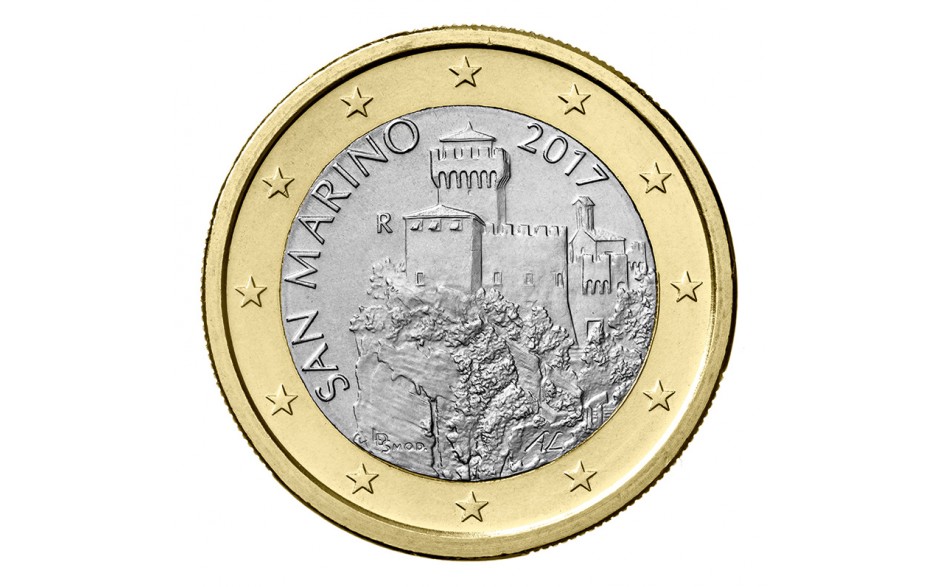 san marino euro coin, euro coin house, https://www.eurocoinhouse.com/en/san-marino-1-euro-2017-unc