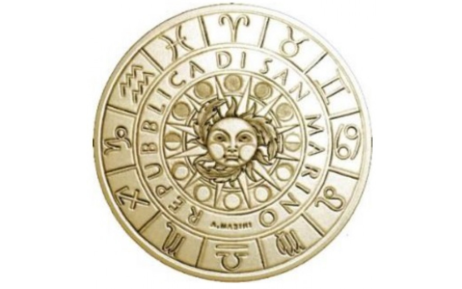 Юкоин монеты. Монета Сан тибетская. San Marino Coins Zodiac signs.
