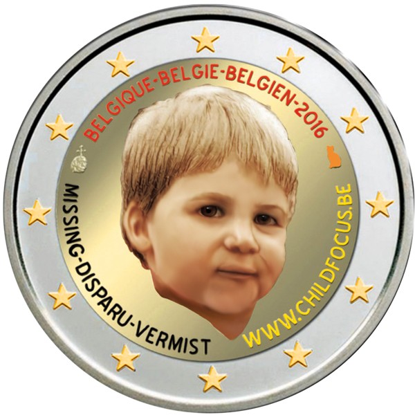 Details about   Belgium 2 euro 2016 Child focus PROOF #3108 