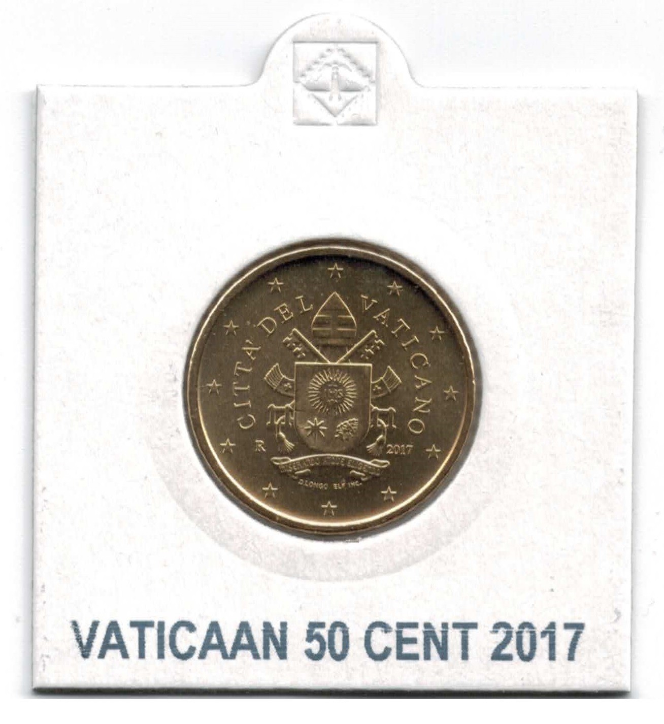 Vatican 50 euro cents 2017 "Franciscus" UNC 